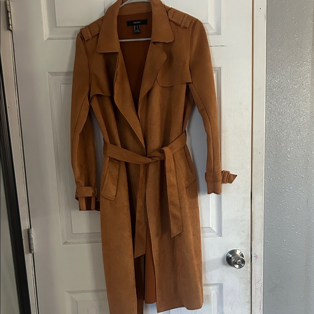 Forever 21 Camel Trench Coat